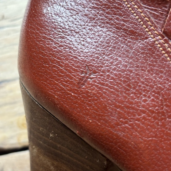 Vintage 80s 90s Frye Brown Leather Women's Boots - Picture 3 of 10